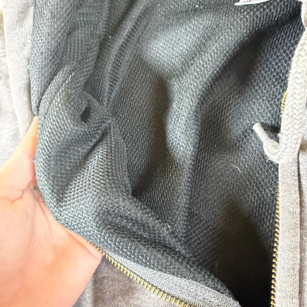 Carhartt Mens 4XL Charcoal Gray Thermal Lined Full Zip‎ Hoodie Workwear Jacket